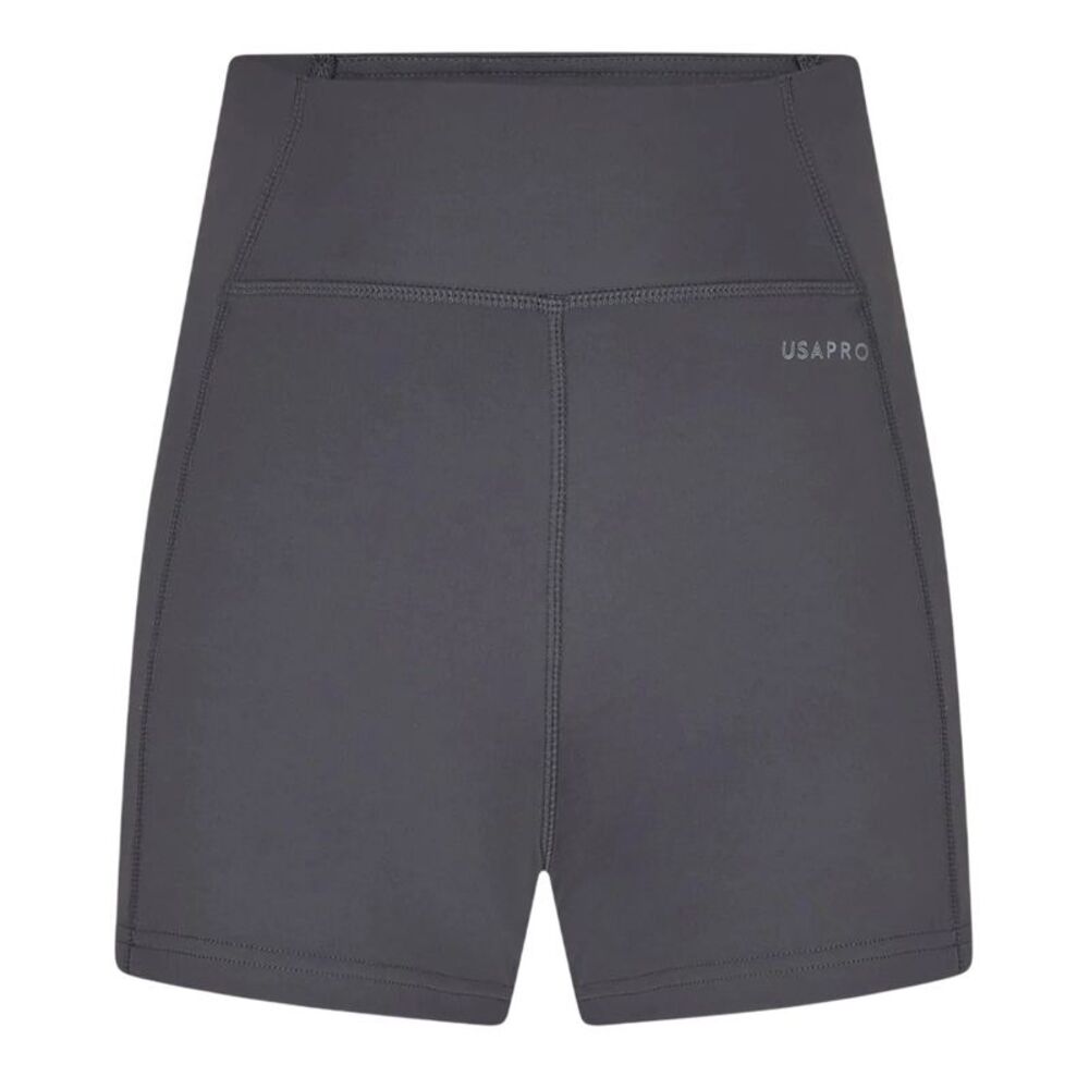 USA Pro Womens/Ladies Opaque Mini Shorts / Charcoal